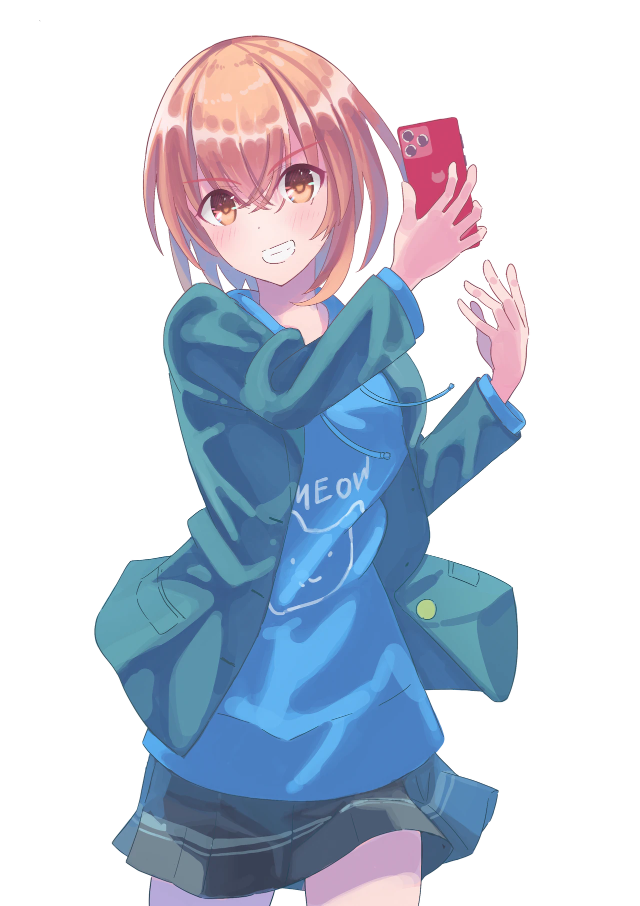 カメラを持つ澪
